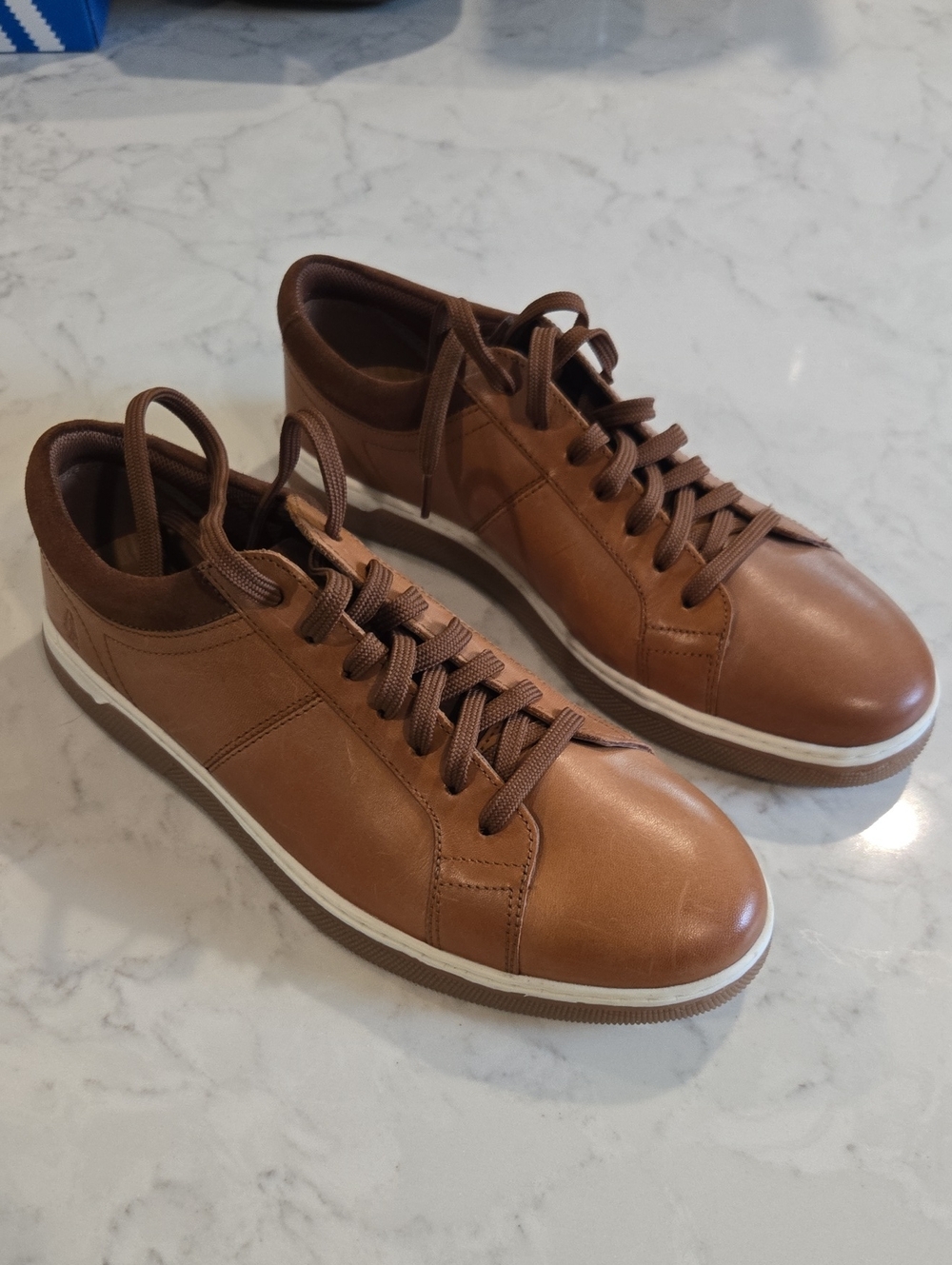 Men's Casual Low-Top Sneakers in Brown